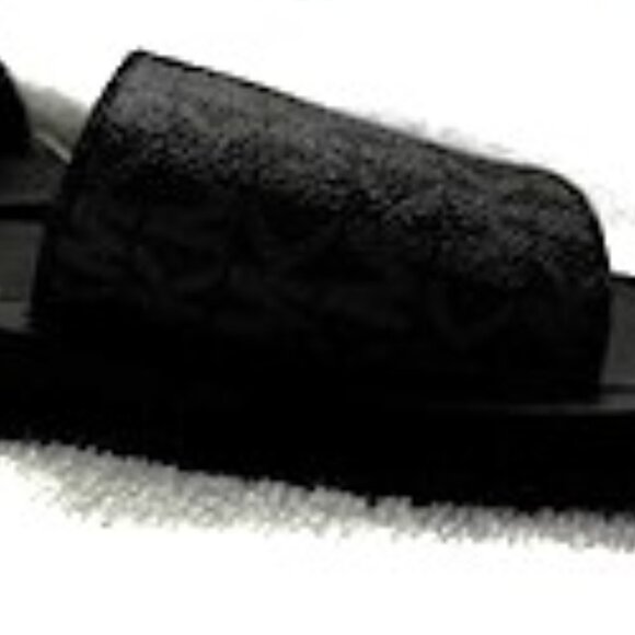 2nd pair - Michael Kors 'Wade" slides in signature logo MK print NWT Size 9 - Picture 5 of 9